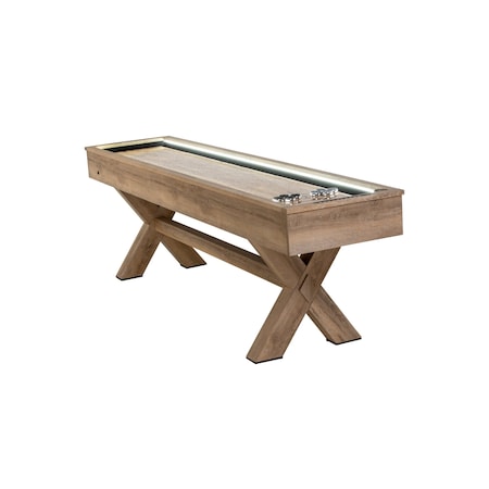 American Legend LED shuffleboard with Buffet Top AL5005W